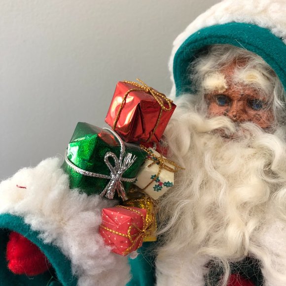 Hand-crafted Santa Claus with felt material - Picture 3 of 5